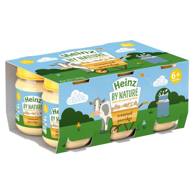 Heinz By Nature Creamed Porridge Baby Food 6+ Months thumbnail 2