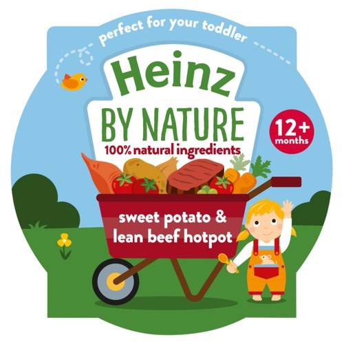 Heinz Sweet Potato & Lean Beef Hotpot Baby Food Tray 1+ Year