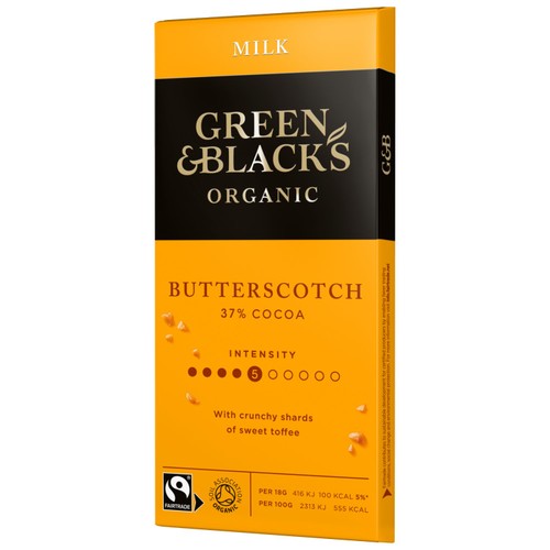 Green & Black's Organic Butterscotch Milk Chocolate Bar thumbnail 3