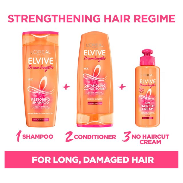 L'Oreal Elvive Dream Lengths Long Hair Shampoo thumbnail 4