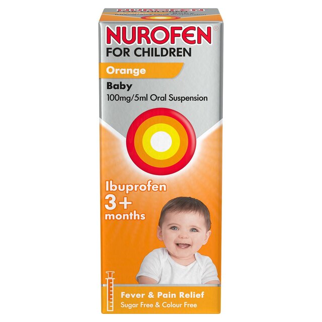 Nurofen Baby 3+ mths Fever and Pain Relief Orange