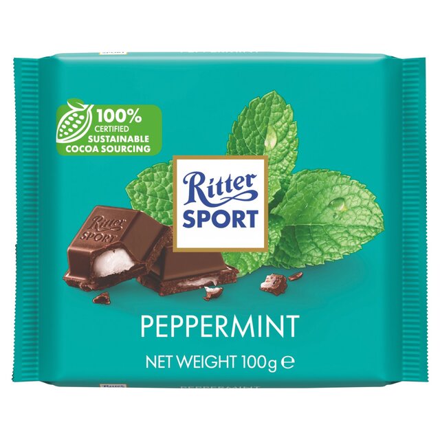 Ritter Sport Peppermint Dark Chocolate