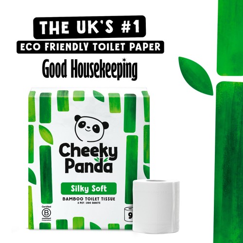 Cheeky Panda Natural Bamboo Toilet Tissue thumbnail 5