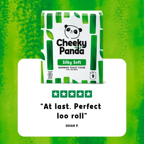 Cheeky Panda Natural Bamboo Toilet Tissue thumbnail 6