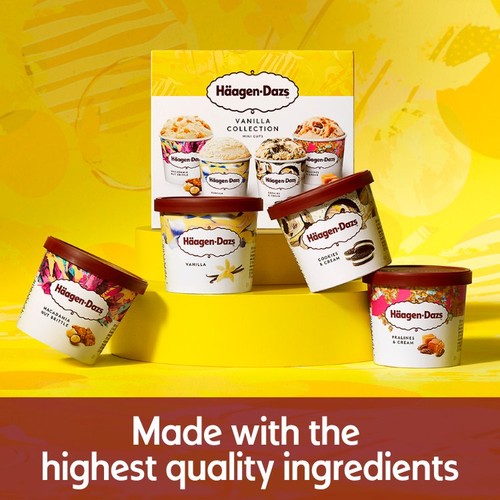 Haagen-Dazs Vanilla Collection Mini Cups Ice Cream  thumbnail 4