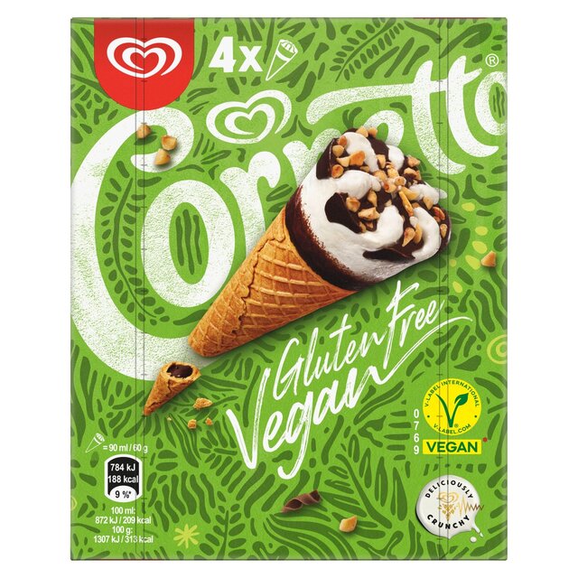 Cornetto Gluten Free & Dairy Free Vegan Ice Cream Cones thumbnail 2