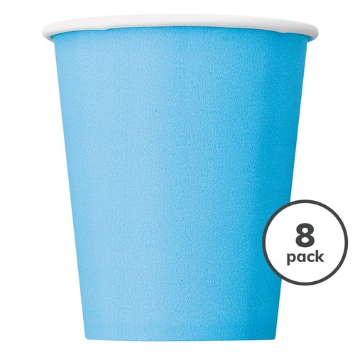 Powder Blue Paper Party Cups