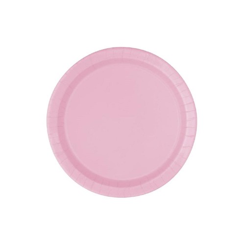 Lovely Pink Recyclable Paper Party Plates