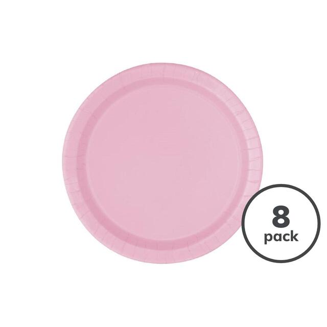 Lovely Pink Recyclable Paper Party Plates thumbnail 2