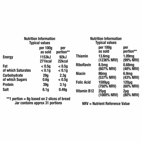 Marmite Reduced Salt Yeast Extract Spread thumbnail 9
