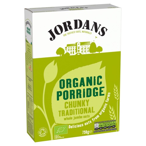 Jordans Organic Jumbo Porridge Oats Breakfast Cereal thumbnail 2