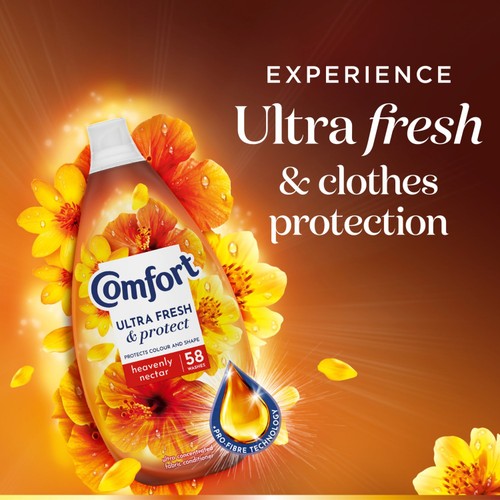 Comfort Ultra-Concentrated Fabric Conditioner Heavenly Nectar 58 Wash thumbnail 2
