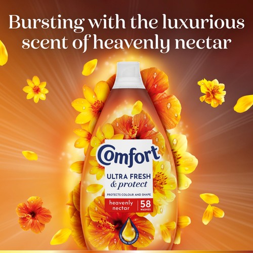 Comfort Ultra-Concentrated Fabric Conditioner Heavenly Nectar 58 Wash thumbnail 3