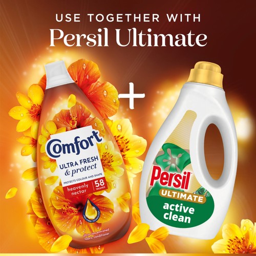 Comfort Ultra-Concentrated Fabric Conditioner Heavenly Nectar 58 Wash thumbnail 4