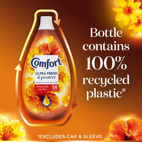 Comfort Ultra-Concentrated Fabric Conditioner Heavenly Nectar 58 Wash thumbnail 6