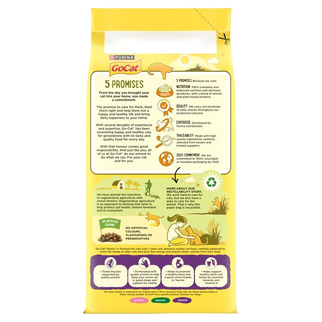 Go-Cat Senior Chicken Dry Cat Food thumbnail 4