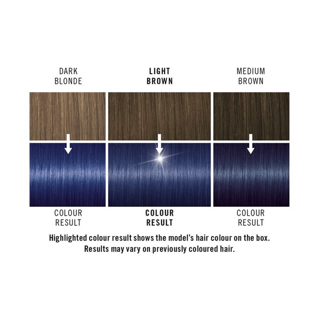 Schwarzkopf Live Blue Mercury U67 Urban Metallics Permanent Hair Dye thumbnail 2