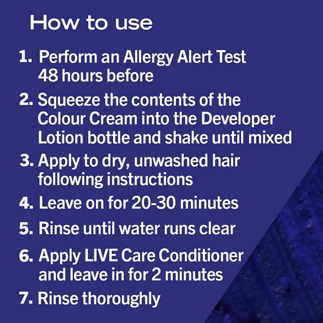 Schwarzkopf Live Blue Mercury U67 Urban Metallics Permanent Hair Dye thumbnail 5