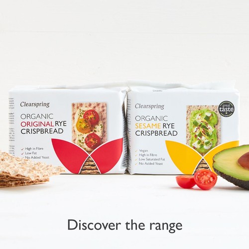 Clearspring Organic Rye Crispbread Sesame thumbnail 4