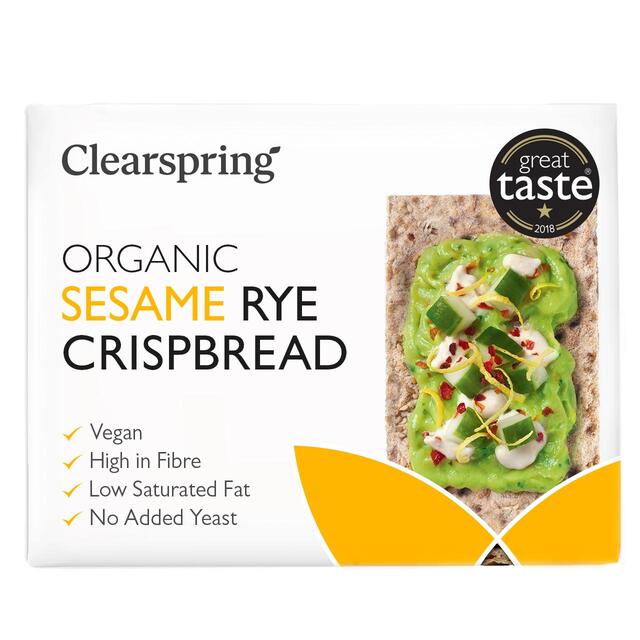 Clearspring Organic Rye Crispbread Sesame