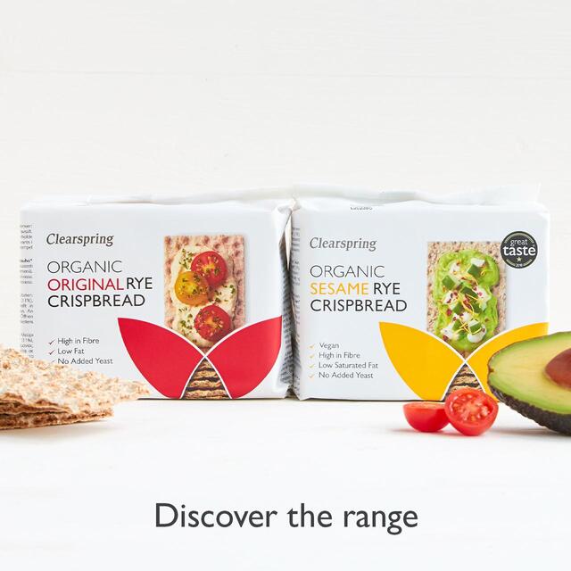 Clearspring Organic Rye Crispbread Sesame thumbnail 4