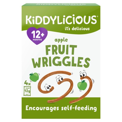 Kiddylicious Apple Wriggles Baby Snacks Multi