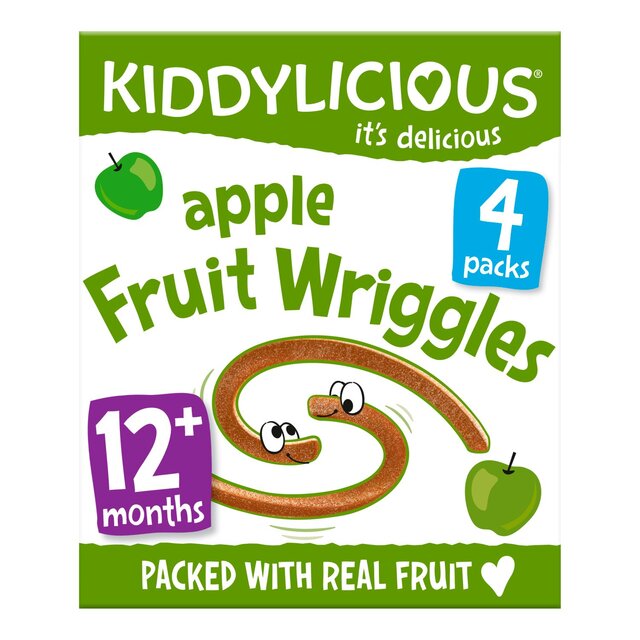 Kiddylicious Apple Wriggles Baby Snacks Multi thumbnail 2