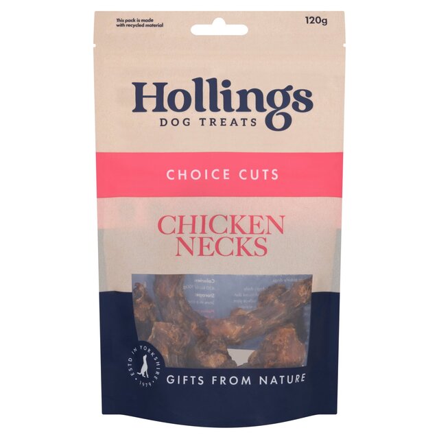 Hollings 100% Natural Chicken Necks Dog Treats