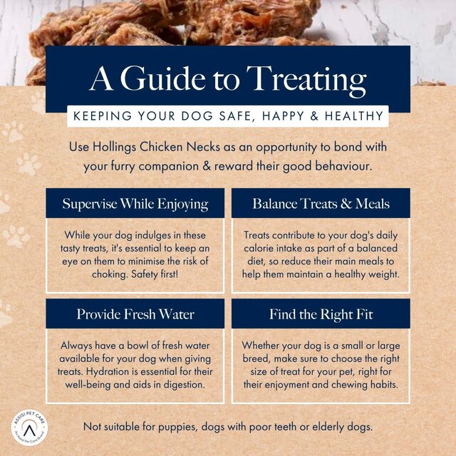 Hollings 100% Natural Chicken Necks Dog Treats thumbnail 4
