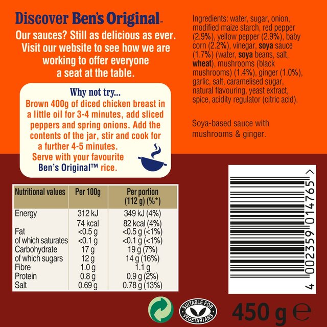 Ben's Original Cantonese Sauce thumbnail 2