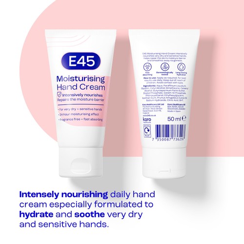 E45 Daily Hand Cream for Very Dry Hands & Sensitive Skin thumbnail 6