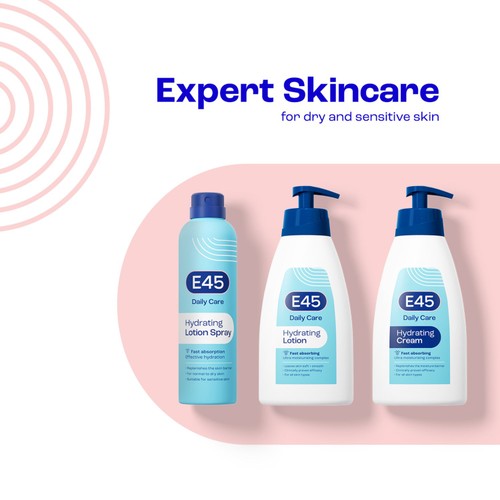 E45 Daily Moisturiser Spray for Dry & Sensitive Skin thumbnail 3