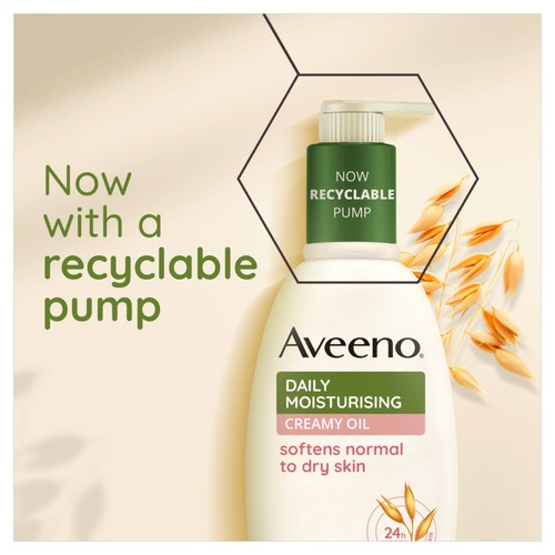 Aveeno Daily Moisturising Creamy Oil Body Lotion  thumbnail 3