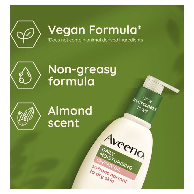 Aveeno Daily Moisturising Creamy Oil Body Lotion thumbnail 6