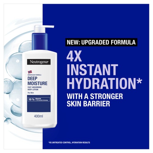 Neutrogena Deep Moisture Fast Absorbing Body Lotion thumbnail 2