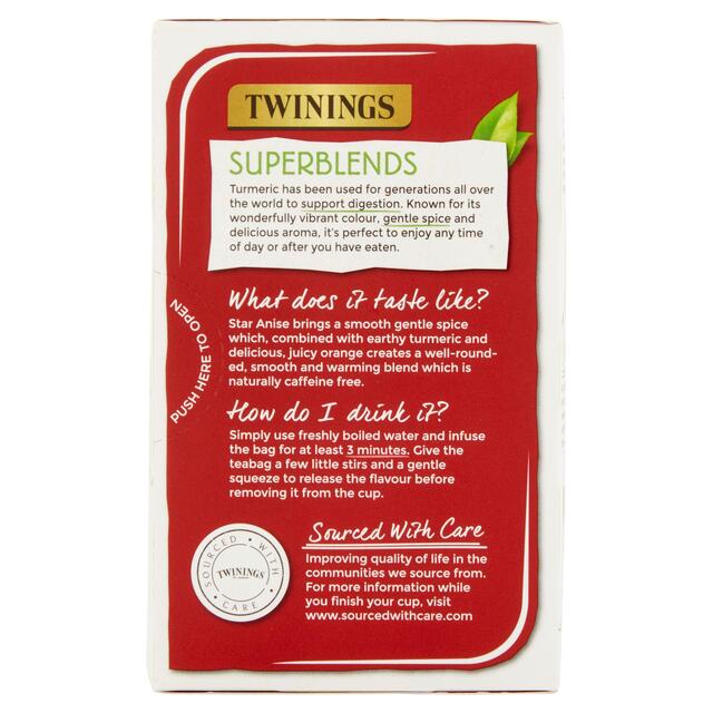 Twinings Superblends Turmeric with Orange & Star Anise thumbnail 2