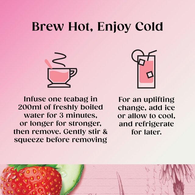 Twinings Superblends Glow with Strawberry, Cucumber & Green Tea thumbnail 9