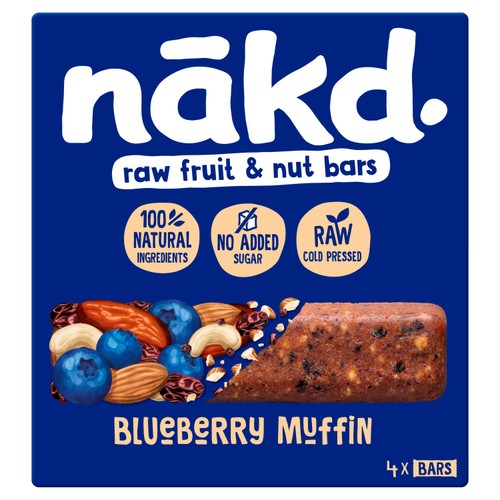nakd. Blueberry Muffin Fruit & Nut Bars Multipack thumbnail 5