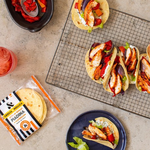 Crosta Mollica Mini Piadina Flatbreads Durum Wheat thumbnail 2