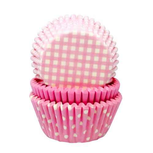 Pastel Pink Cupcake Cases