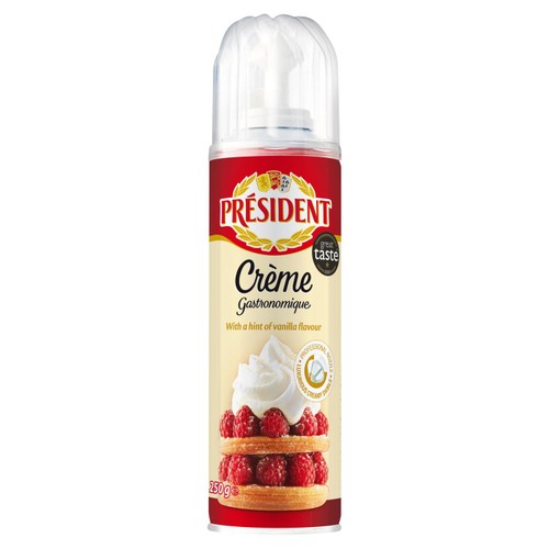 President Squirty Spray Cream