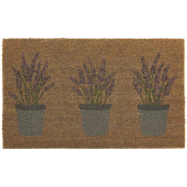 Hug Rug Lavender Print Door Mat