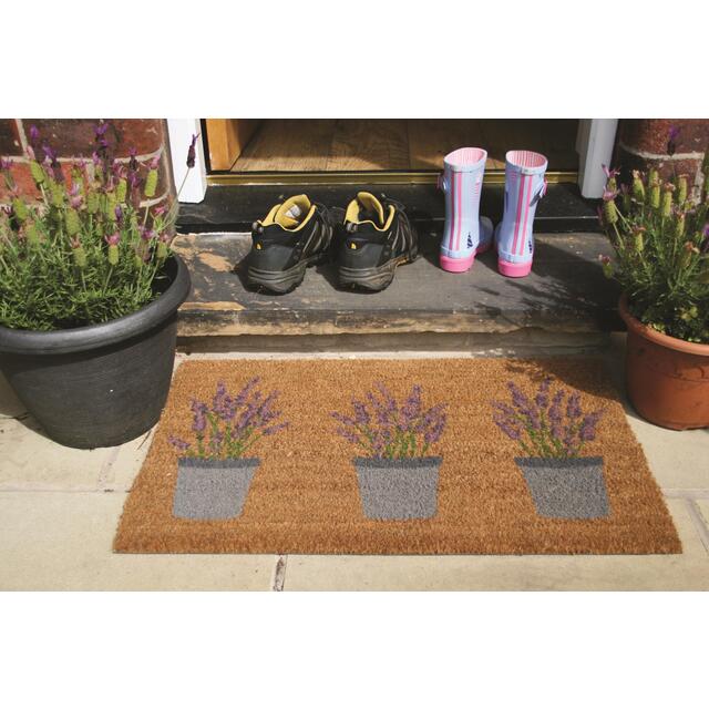 Hug Rug Lavender Print Door Mat thumbnail 2