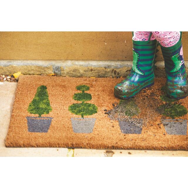 Hug Rug 45cm x 75cm Topiary Printed Door Mat thumbnail 2