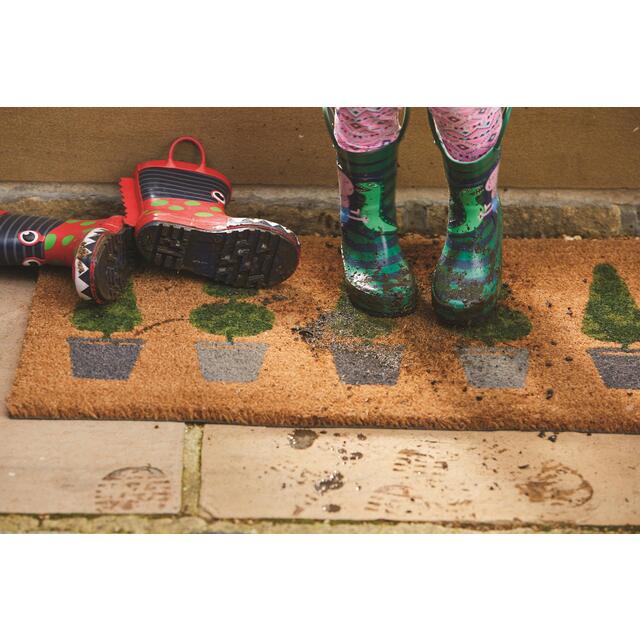 Hug Rug 45cm x 75cm Topiary Printed Door Mat thumbnail 3