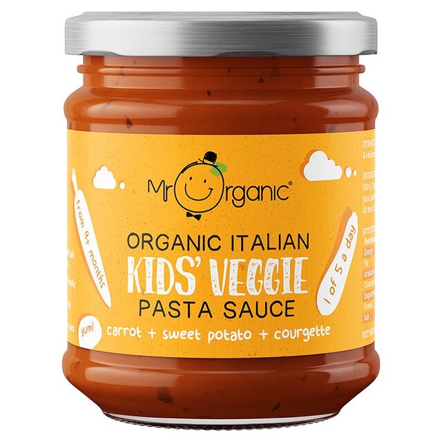 Mr Organic Kids Pasta Sauce Carrot, Sweet Potato & Courgette 9 months + thumbnail 2