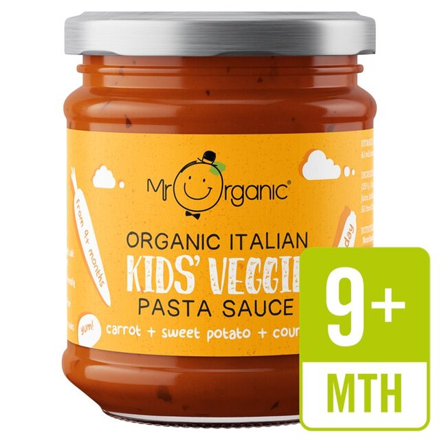 Mr Organic Kids Pasta Sauce Carrot, Sweet Potato & Courgette 9 months + thumbnail 3