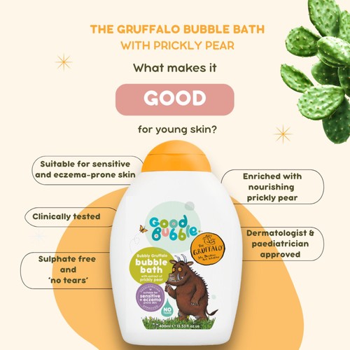 Good Bubble The Gruffalo Bubble Bath with Prickly Pear thumbnail 2
