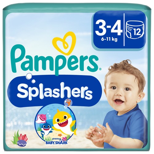 Pampers Splashers Swim Nappies, Size 3-4 (6-11kg) thumbnail 2