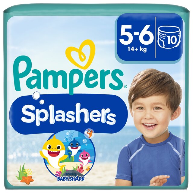 Pampers Splashers Swim Nappies, Size 5-6 (14+kg)